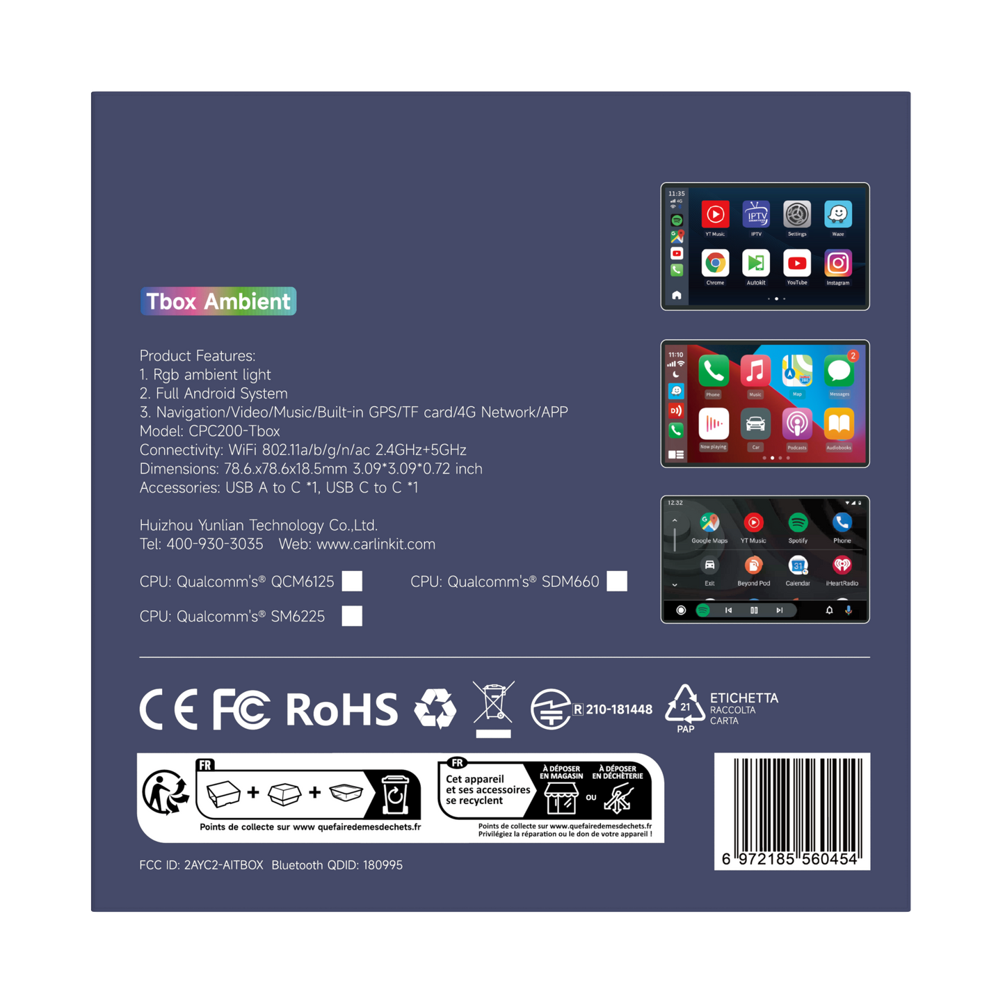Carlinkit T-box Ambient 4/64